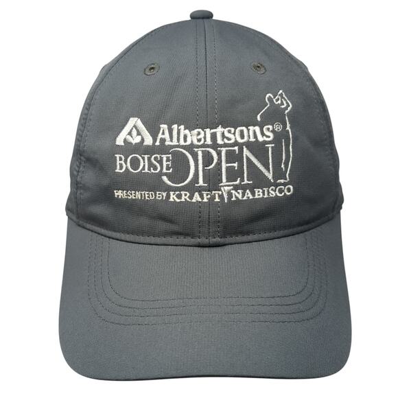 Albertsons Boise Open Strapback Hat Gray One Size Embroidered Nike Golf - Picture 1 of 10